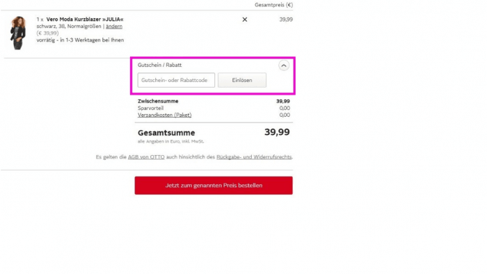 OTTO Gutscheincode 70 Rabatt März 2021 GutscheineUniversum